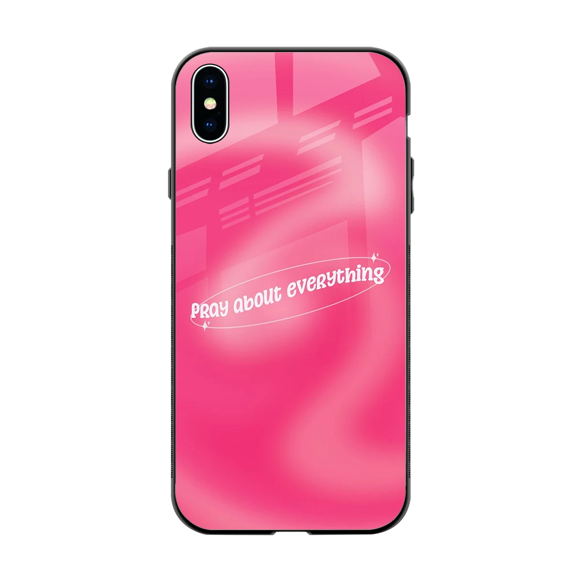 Faith First back phone cover | glass case for iphone xs max