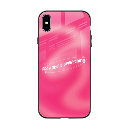 Faith First back phone cover | glass case for iphone xs max