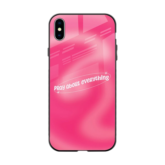 Faith First back phone cover | glass case for iphone xs max