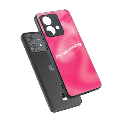 Faith First sleek motorola edge 40 neo 5g cover with tempered glass back and TPU edges