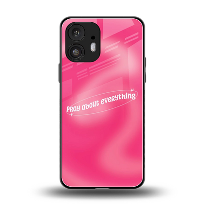 Faith First back phone cover | glass case for nothing phone 2