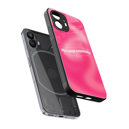 Faith First sleek nothing phone 2 cover with tempered glass back and TPU edges
