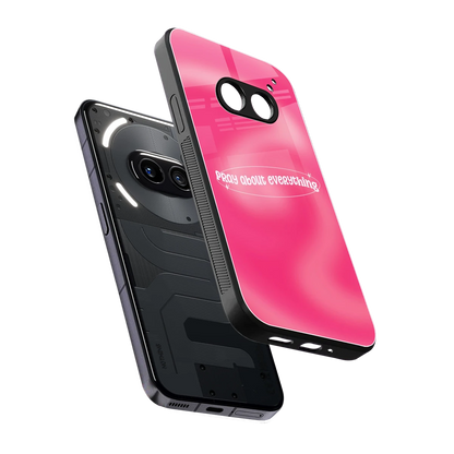Faith First sleek nothing phone 2a cover with tempered glass back and TPU edges
