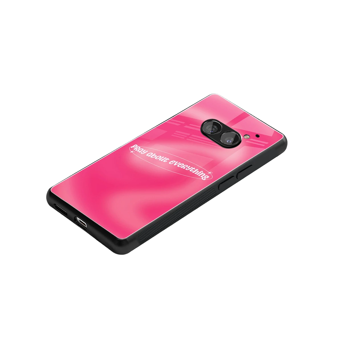 Faith First stylish phone case for nothing phone 2a | glossy glass and slim fit
