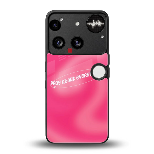 Faith First back phone cover | glass case for nothing phone 3