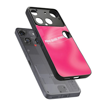 Faith First sleek nothing phone 3 cover with tempered glass back and TPU edges