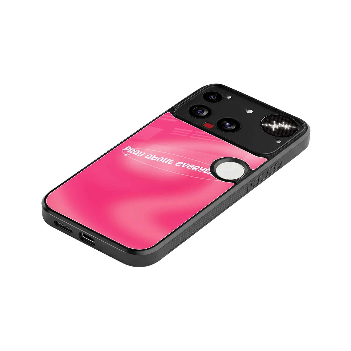 Faith First stylish phone case for nothing phone 3 | glossy glass and slim fit