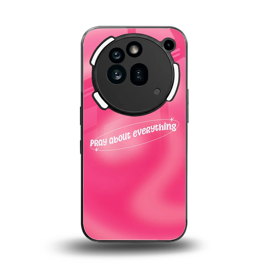 Faith First back phone cover | glass case for nothing phone 3a pro
