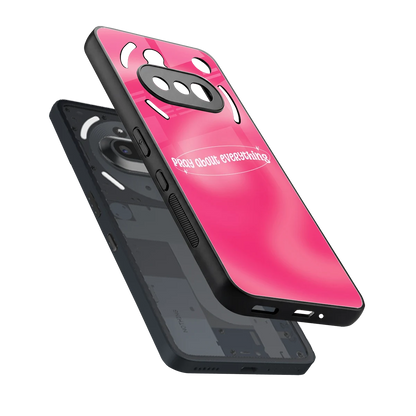 Faith First sleek nothing phone 3a cover with tempered glass back and TPU edges
