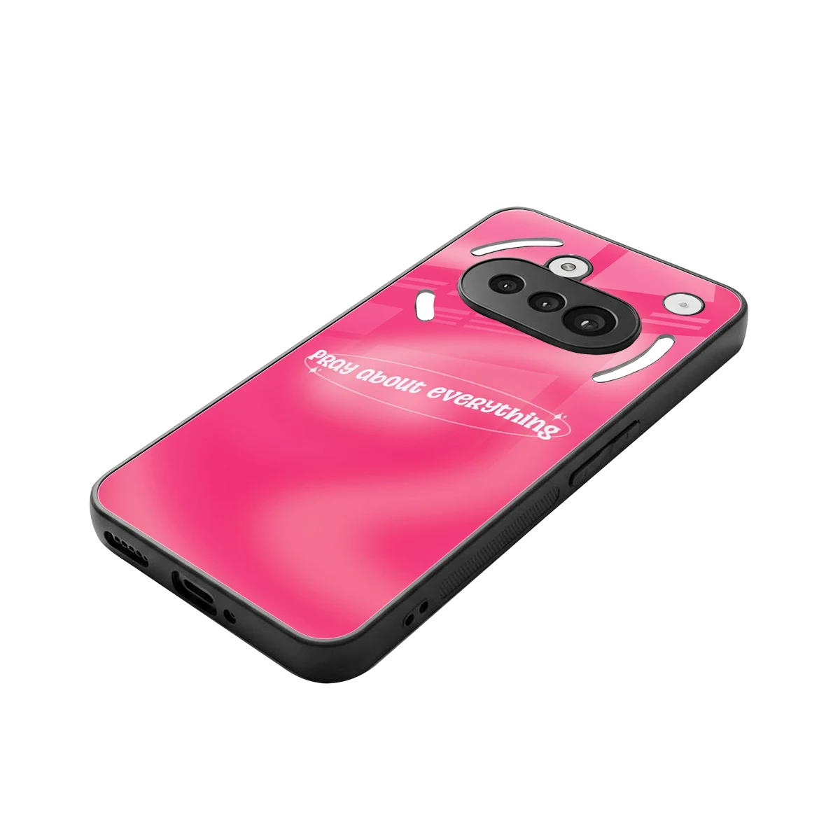 Faith First stylish phone case for nothing phone 3a | glossy glass and slim fit