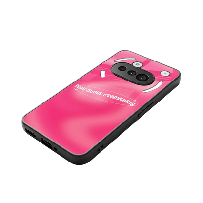 Faith First stylish phone case for nothing phone 3a | glossy glass and slim fit