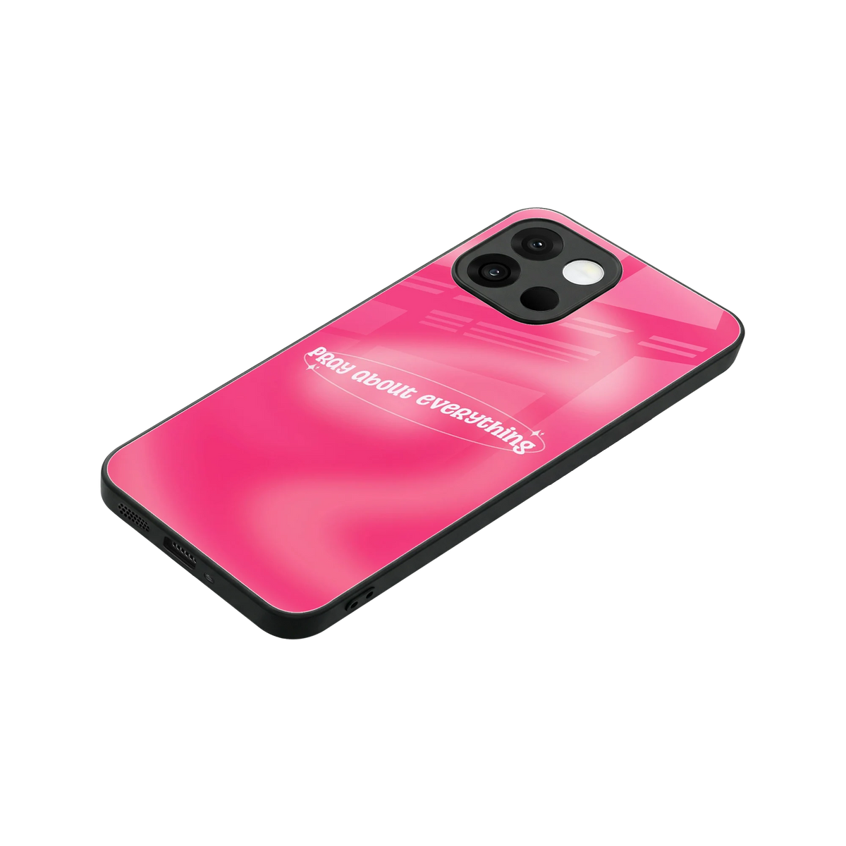 Faith First stylish phone case for oneplus 13s | glossy glass and slim fit