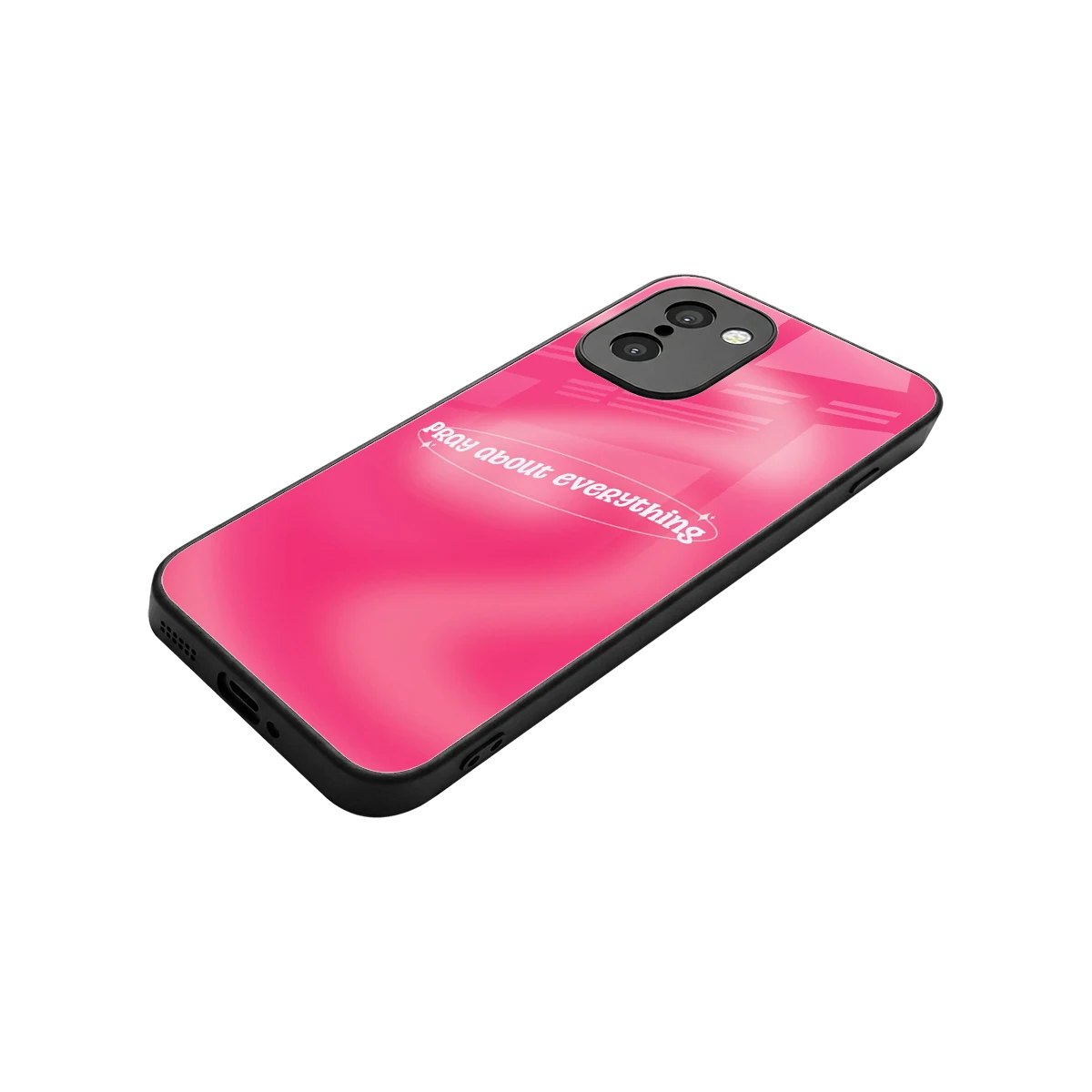Faith First stylish phone case for oneplus 15r | glossy glass and slim fit