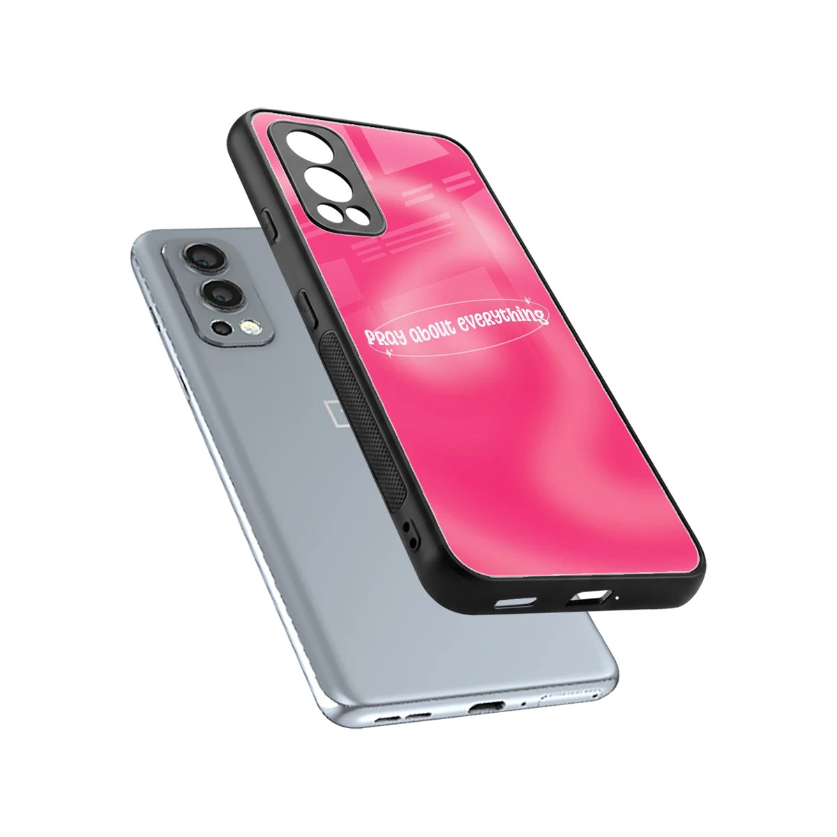 Faith First sleek oneplus nord 2 cover with tempered glass back and TPU edges