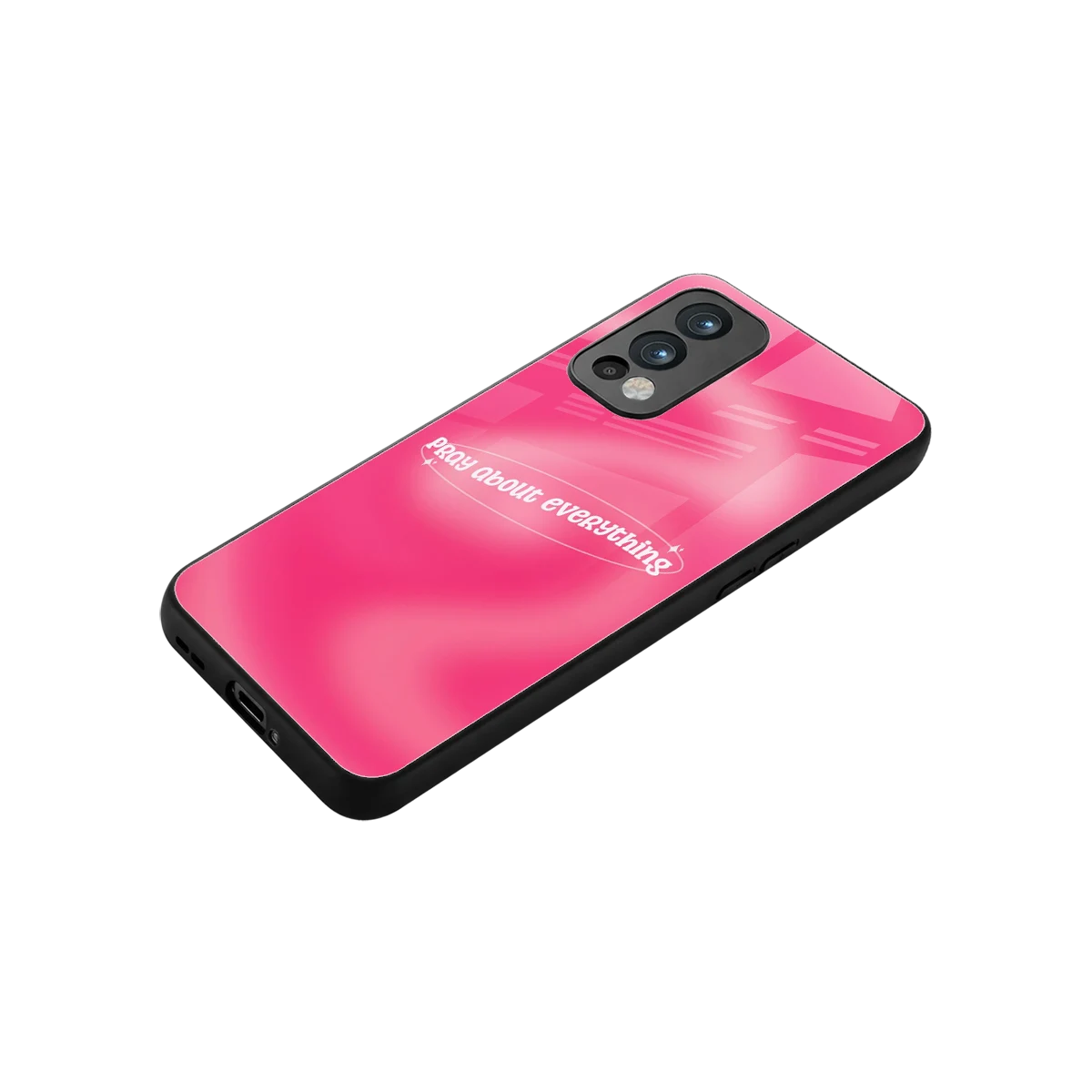 Faith First stylish phone case for oneplus nord 2 | glossy glass and slim fit