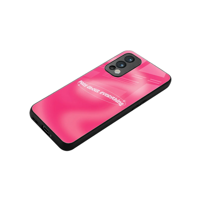 Faith First stylish phone case for oneplus nord 2 | glossy glass and slim fit