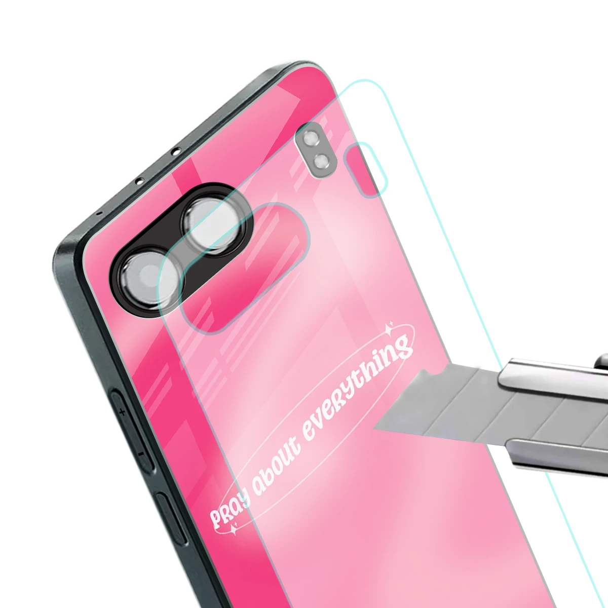 Faith First stylish phone case for oneplus nord 4 | glossy glass and slim fit