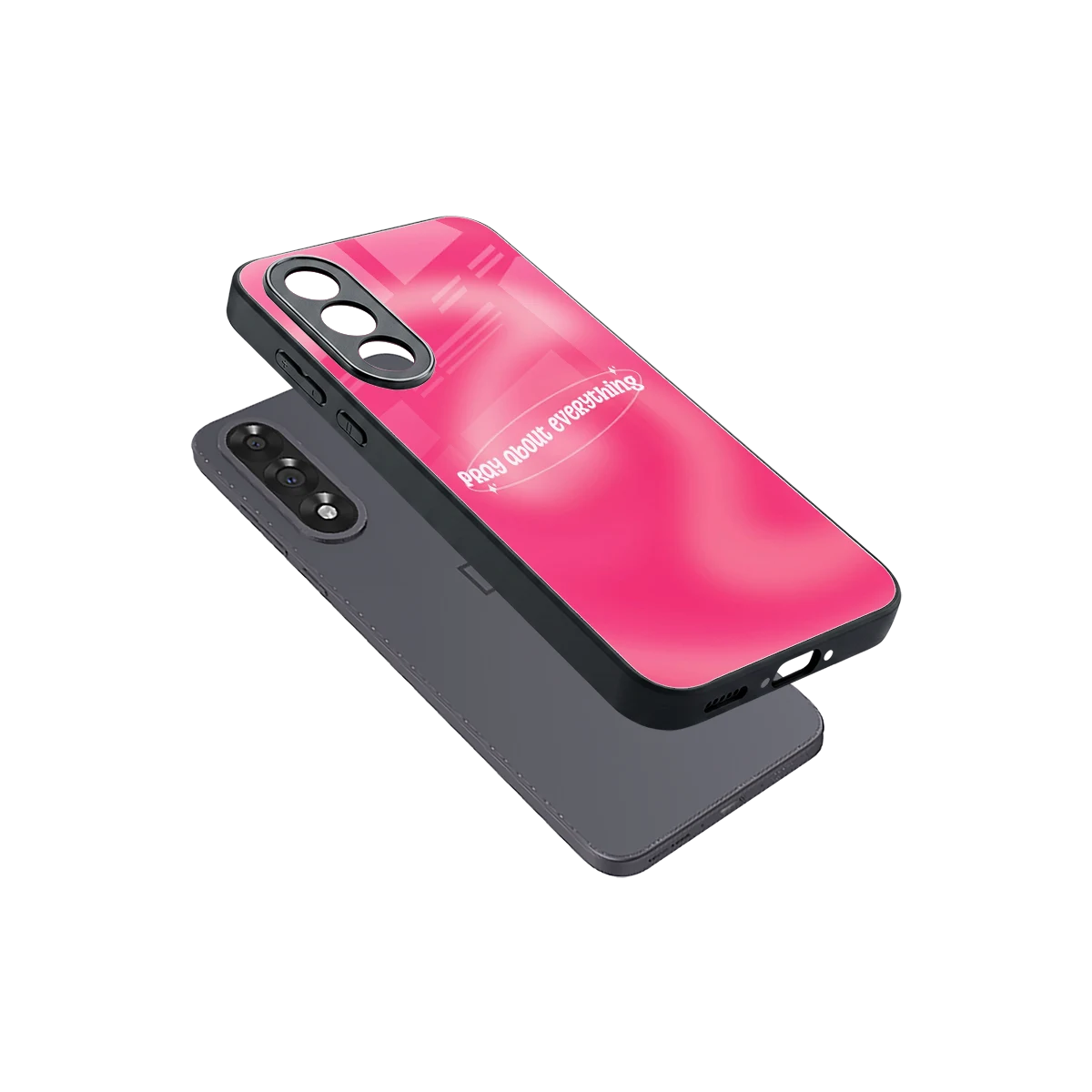 Faith First sleek oneplus nord 5 cover with tempered glass back and TPU edges