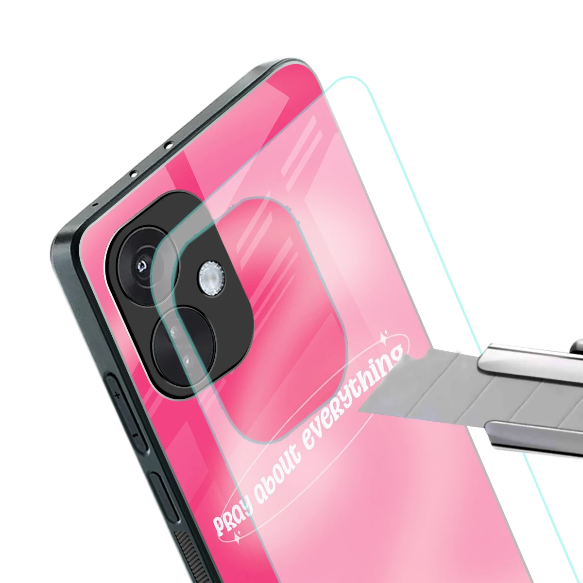 Faith First stylish phone case for oneplus nord ce 3 | glossy glass and slim fit