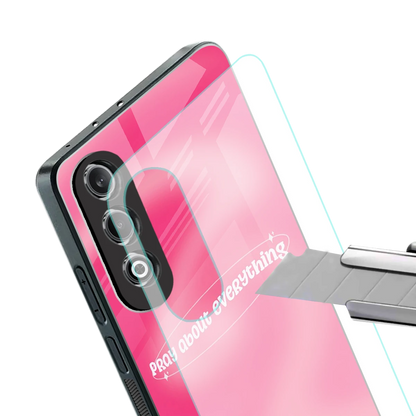 Faith First stylish phone case for oneplus nord ce 4 | glossy glass and slim fit