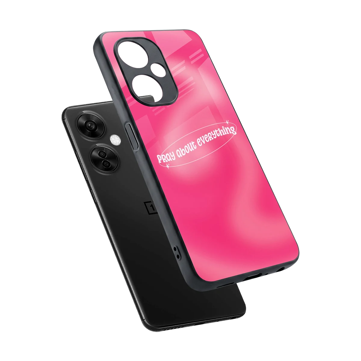 Faith First sleek oneplus nord ce 3 lite cover with tempered glass back and TPU edges