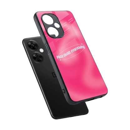 Faith First sleek oneplus nord ce 3 lite cover with tempered glass back and TPU edges