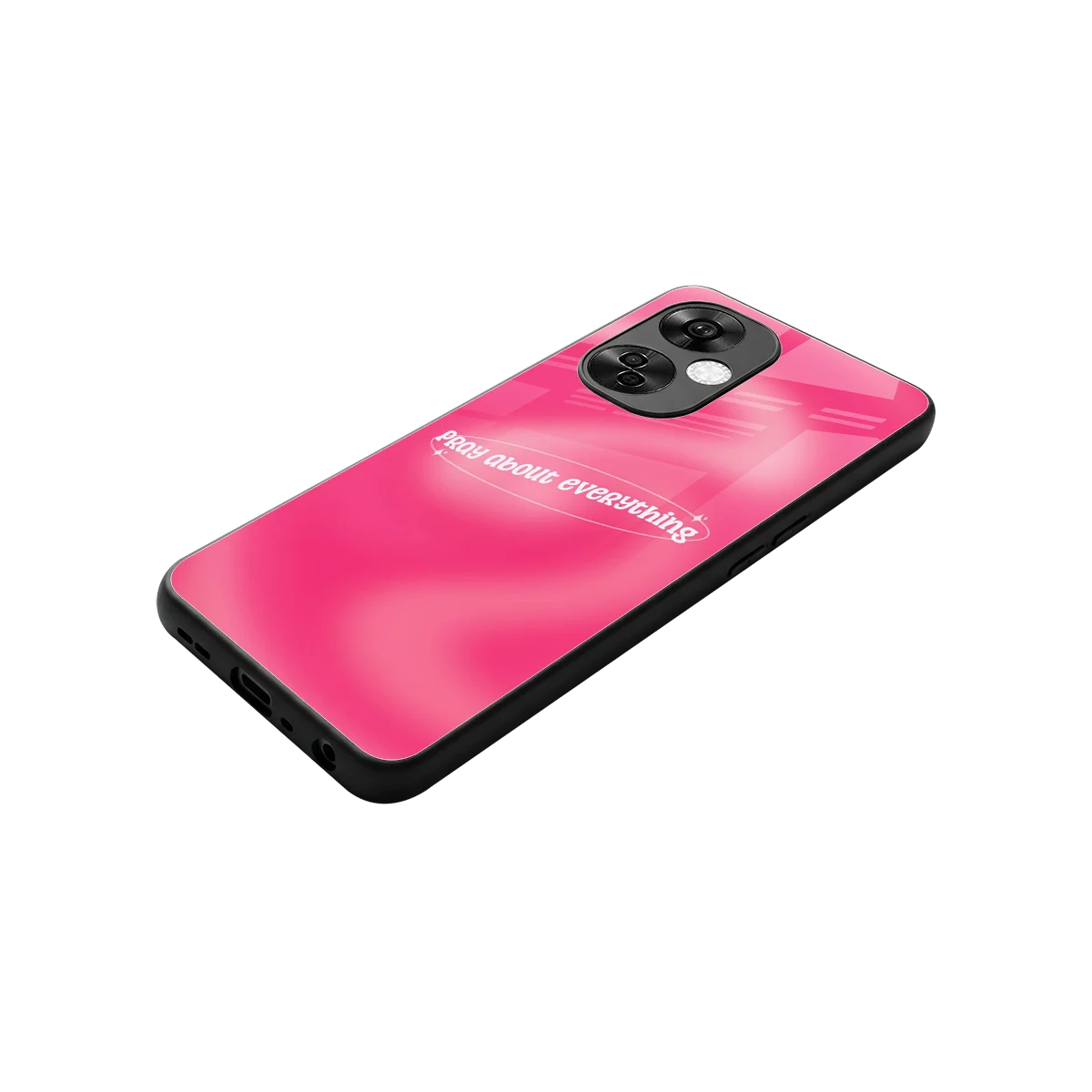 Faith First stylish phone case for oneplus nord ce 3 lite | glossy glass and slim fit