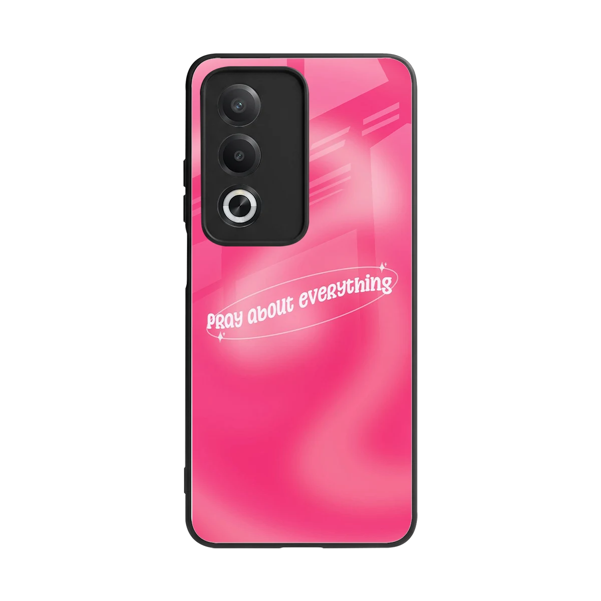 Faith First back phone cover | glass case for oppo a3 pro