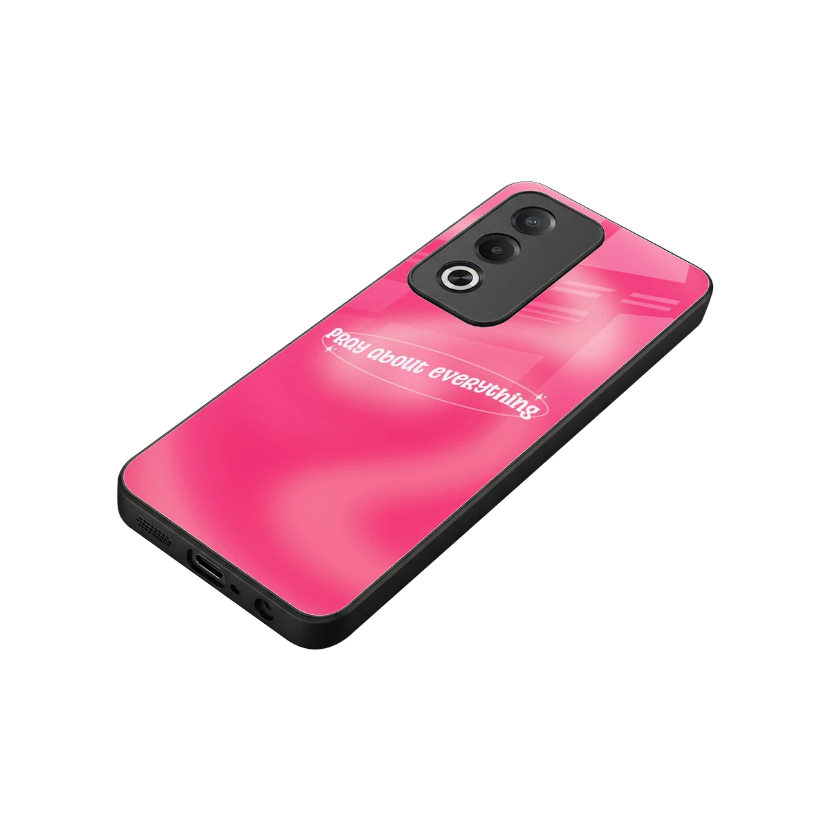 Faith First stylish phone case for oppo a3 pro | glossy glass and slim fit