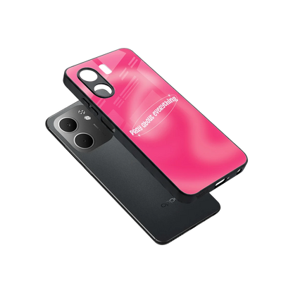 Faith First sleek oppo a5x 5g cover with tempered glass back and TPU edges