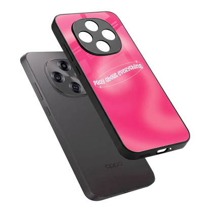 Faith First sleek oppo f31 pro 5g cover with tempered glass back and TPU edges