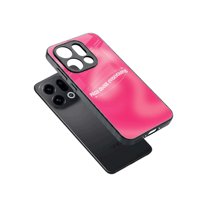 Faith First sleek oppo find x9 cover with tempered glass back and TPU edges