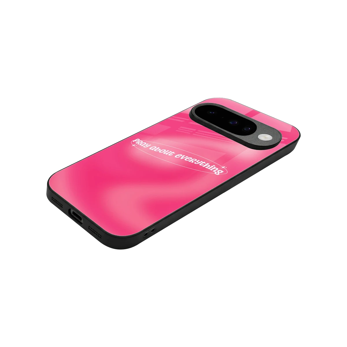 Faith First stylish phone case for google pixel 10 | glossy glass and slim fit