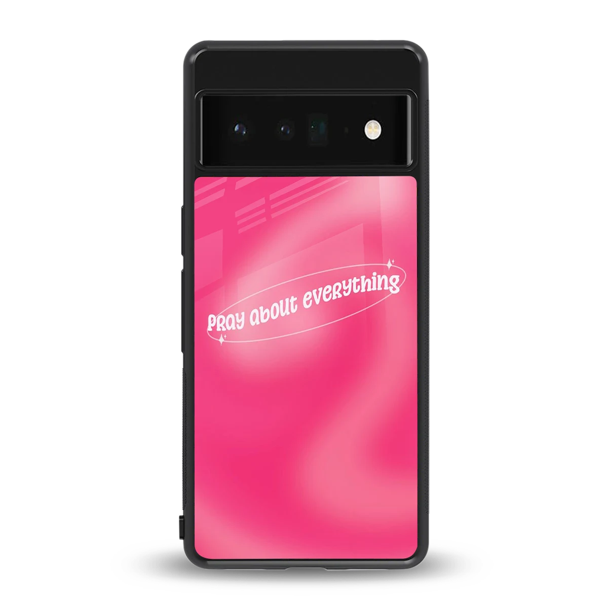 Faith First back phone cover | glass case for google pixel 6 pro