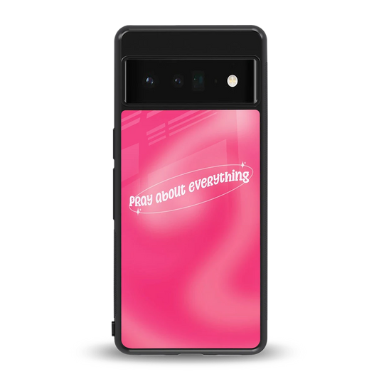 Faith First back phone cover | glass case for google pixel 6 pro