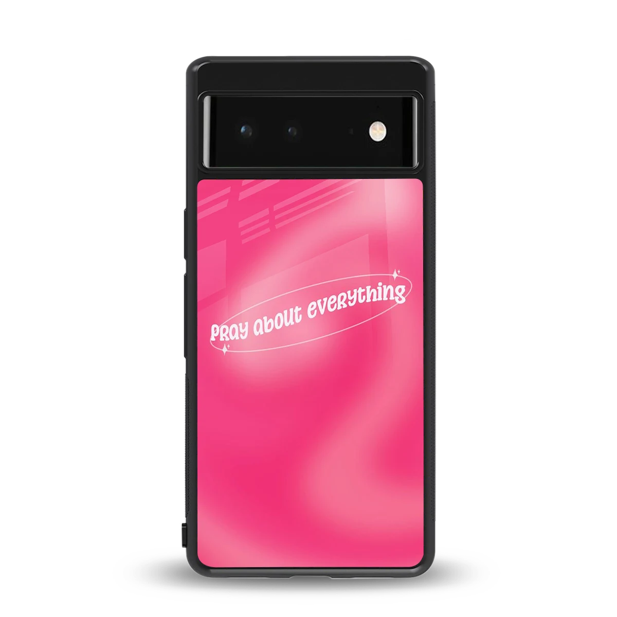 Faith First back phone cover | glass case for google pixel 6