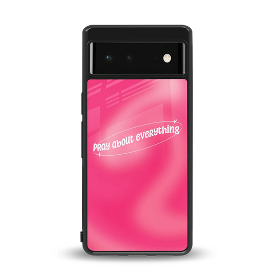 Faith First back phone cover | glass case for google pixel 6