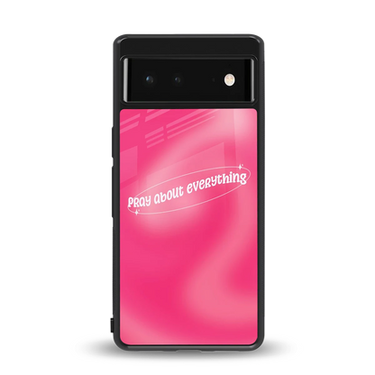 Faith First back phone cover | glass case for google pixel 6a