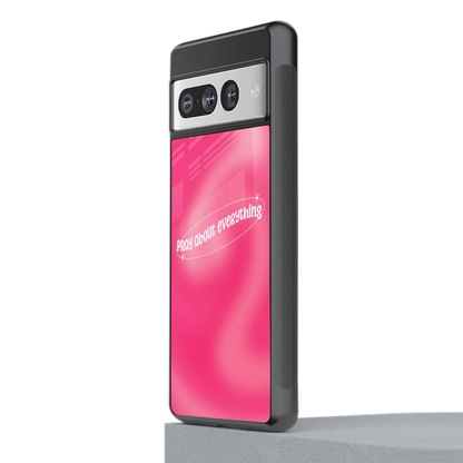 Faith First stylish phone case for google pixel 7 pro | glossy glass and slim fit