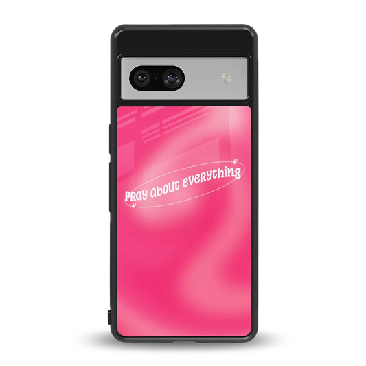 Faith First back phone cover | glass case for google pixel 7a