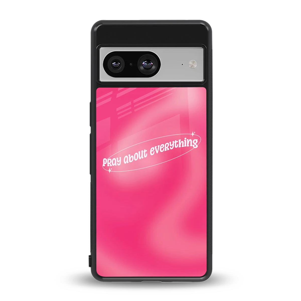 Faith First back phone cover | glass case for google pixel 8