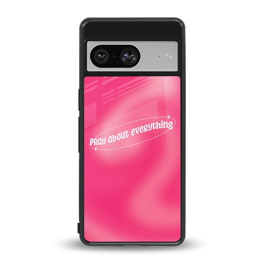 Faith First back phone cover | glass case for google pixel 8