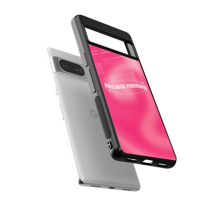 Faith First sleek google pixel 8 cover with tempered glass back and TPU edges