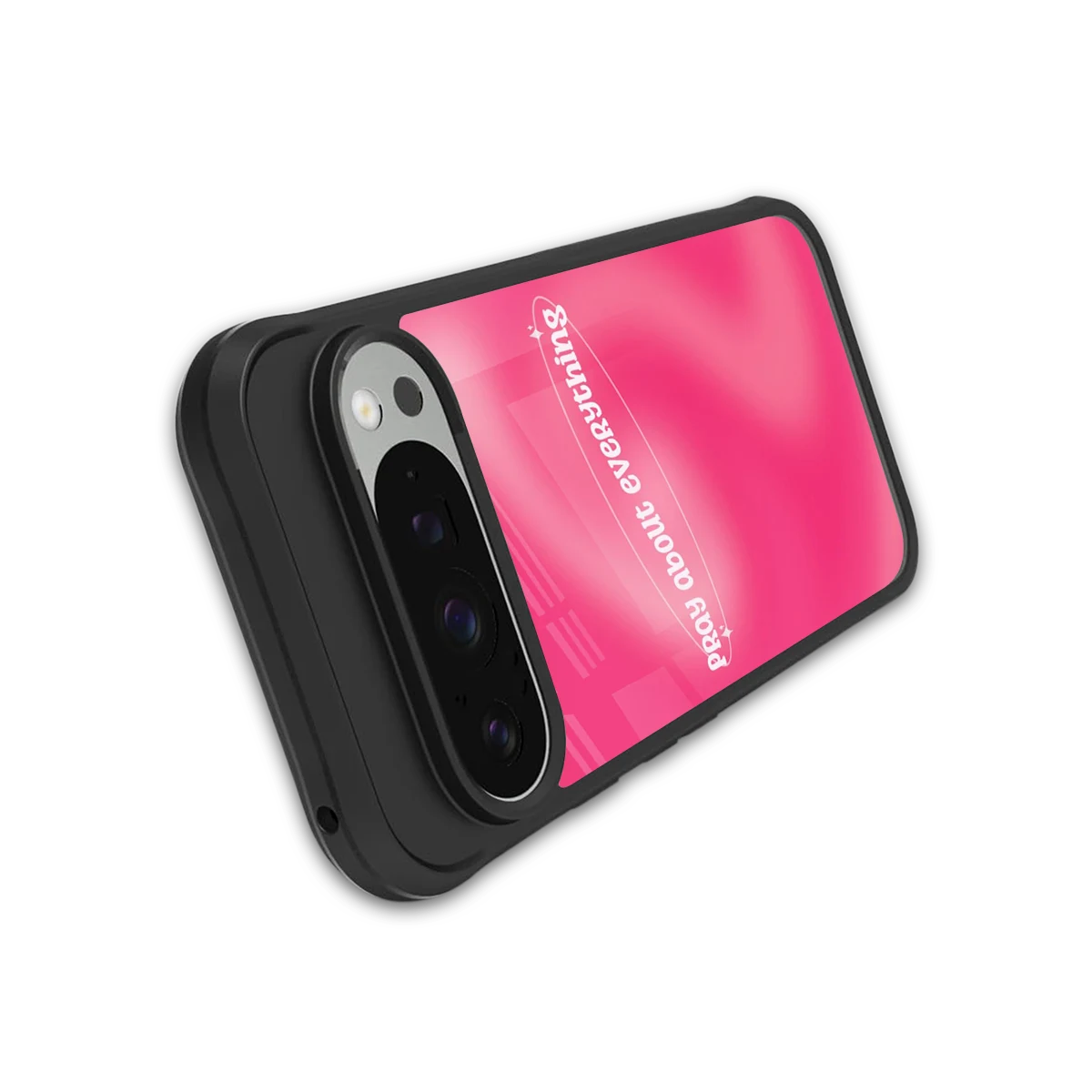 Faith First stylish phone case for google pixel 9 pro | glossy glass and slim fit