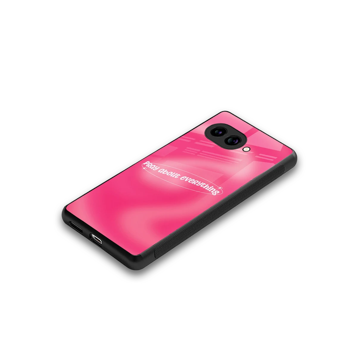 Faith First stylish phone case for google pixel 10a | glossy glass and slim fit