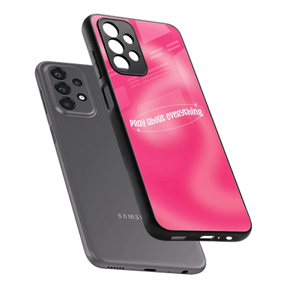 Faith First sleek samsung galaxy a23 cover with tempered glass back and TPU edges