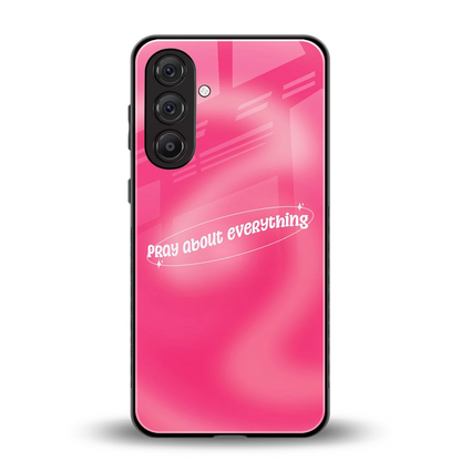 Faith First back phone cover | glass case for samsung galaxy a37 5g