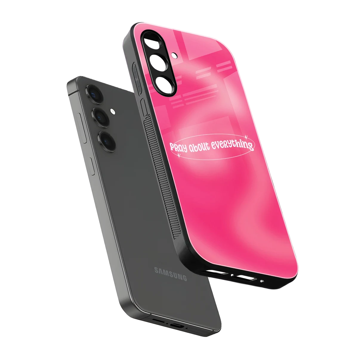 Faith First sleek samsung galaxy a14 5g cover with tempered glass back and TPU edges