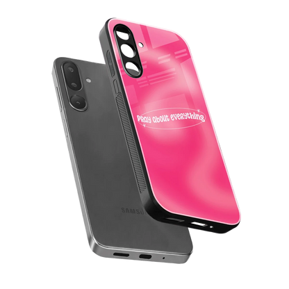 Faith First sleek samsung galaxy m56 5g cover with tempered glass back and TPU edges