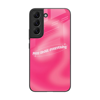 Faith First back phone cover | glass case for samsung galaxy s22
